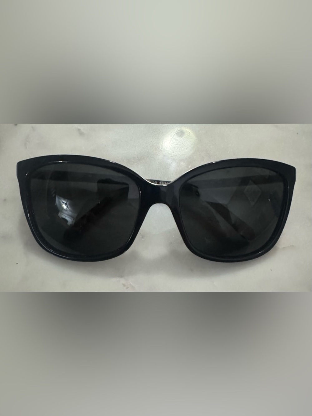 kate spade Kasie Black Cat-Eye Sunglasses